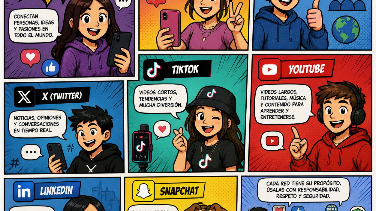 Comic redes sociales